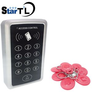 T11 Gate Toegangscontrole Systeem Rfid Toegangscontrole Reader 10 EM4100 Sleutelhangers 125 Khz Kaartlezer Voor Deur Access