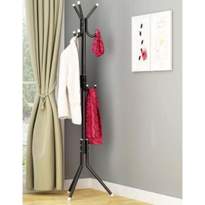 Eenvoudige Metalen Jas Rack Gemonteerd Woonkamer Floor Hoed Kleding Display Stand Meubelen Multi Haken Opknoping Kledingrek