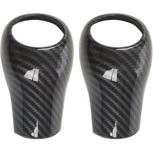 2X Carbon Fiber Pookknop Cover Voor Mercedes-Benz W204 W212 Een C E G Gls Klasse
