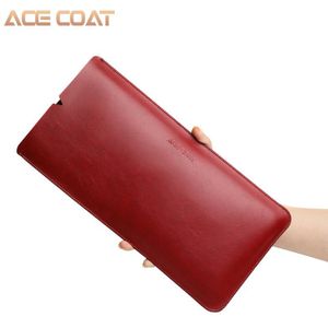 Acecoat Microfiber Pu Lederen Laptop Sleeve Sleeve Cover Ultradunne Super Slanke Voor Logitech K380 Toetsenbord Case Opslag