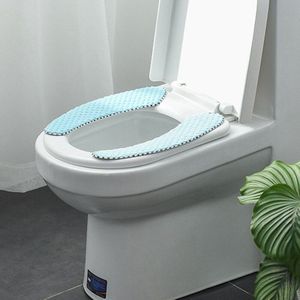 Draagbare Herbruikbare Warm Pluche Toiletbril Vullen Wasbare Badkamer Mat Seat Gezondheid Sticky Pad Huishoudelijke Benodigdheden Toiletbrillen