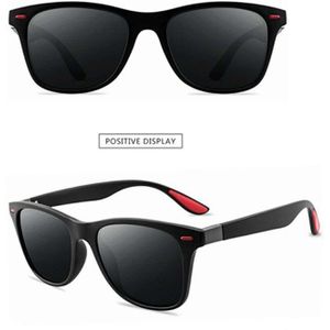 Mode Vierkante Dames Polariserende Zon Glasse UV400 Heren Bril Classic Retro Brand Vissen Zonnebril