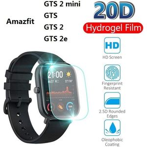 3x Beschermende Hydrogel Film Voor Amazfit Gts 2 Mini 2e Screen Protector Voor Amazfit Gts 2e 2 Mini (Niet glas) bescherming Film Folie