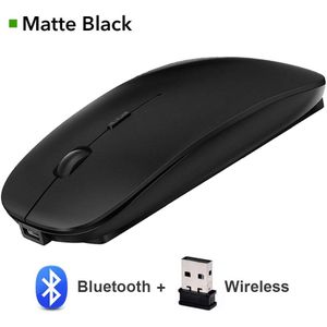Draadloze Bluetooth Muis Draadloze Stille Computer Muis Voor Pc Laptop Mause Oplaadbare Ergonomische Muizen Optische Usb Muis