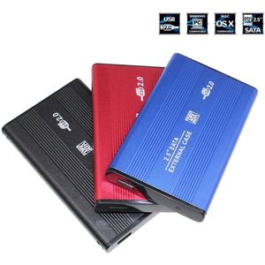 2.5 Inch Hdd Externo Behuizing Case Metalen Externe Opbergdoos Voor Sata Naar Usb 2.0 Harde Schijf Schijf Met Usb kabel