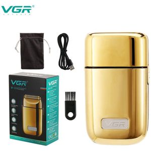 Usb Elektrische Scheerapparaat Oplaadbare Baard Trimmer Scheren Machine Voor Mannen Twin Mesh Metal Case Wasbaar Vergeldende Scheermes