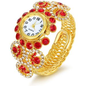 Vrouwen Ronde Vol Strass Armband Horloge Meerdere Kleur Voor Kiezen Dames/Kids Polshorloge Horloge Klok Voor Valentijn