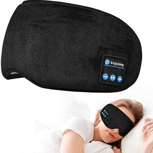 3d Draadloze Slapen Koptelefoon Sleep Oortelefoon Met Microfoon Draadloze Slaap Hoofdtelefoon Bluetooth Hoofdband Oogmasker Voor Samsung Xiaomi