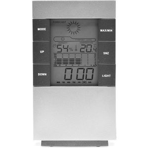 Digitale Thermometer Hygrometer Weerstation Huishoudelijke LCD Thermometers Temperatuur Vochtigheid Meter Indoor Outdoor Klok
