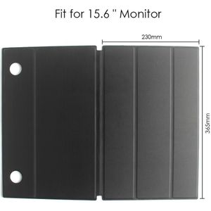 13.3 Tot 15.6 Inch Portable Monitor Case Make Up Van Pu Materiaal Voor Display Laptop Tablet