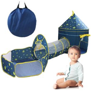 Kids Tent Toy Pop Up Play Tent Kruipen Tunnels En Bal Pit Playhouse Speelgoed Voor Kinderen Jongens Meisjes Peuters