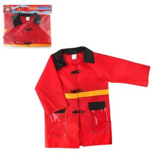 Kids Brandweerman Brandweerman Kostuum Waterdichte Jas Uniformen Kleding Rollenspel Speelgoed Grappig Halloween Party Game