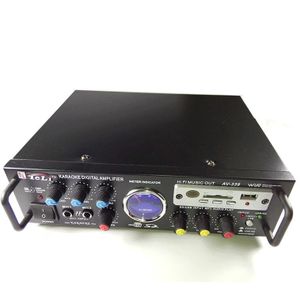 AV-339 AV versterker 180 w + 180 w Karaoke SD U disk Versterker