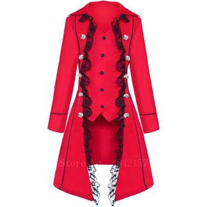 BLESSUME Gothic herenjas, Victoriaanse steampunk, VTG-jas