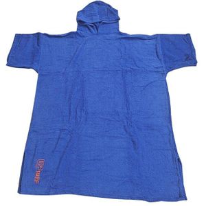 Nieuws Surf Poncho Blauw/Zwart Wetsuit Veranderende Gewaad Poncho Handdoek Met Kap Voor Zwemmen, Strand Sport, 100% Katoen Oversize Volwassen
