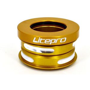 Litepro Vouwfiets Headset Fiets Sealed Bearing Kom Set Headset Cover Kom Set 28.6Mm Bike Frame Vork Balhoofd bmx Onderdelen