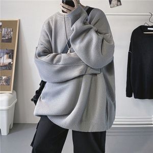 Winter Glanzend Trui Mannen Warm Casual Gebreide Trui Mannen Streetwear Losse Koreaanse Breien Truien Heren Kleding M-XL