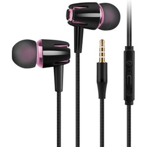 Byscoon Bedrade Oortelefoon 3.5Mm In-Ear Control Sport Headset Met Microfoon Wired Hoofdtelefoon Voor Xiaomi Redmi Note 9 pro 8 7 6 Poco X3 M4