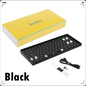 Buruberi KD84 84 Toetsen Bluetooth5.0 2.4G Draadloze 3/5pin -Swap Mechanische Toetsenbord Diy Kit Usb Gebouwd-In Batterij Rgb Backlight