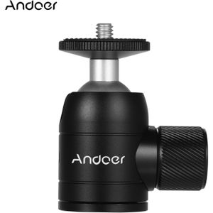 Andoer Tripod Ball Head 360 Graden Swivel Fotografie Balhoofd Statief Compatibel Met Dslr Camera Statief Selfie Stok Monopod