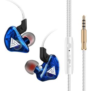 Oortelefoon Qkz CK5 In Ear Hoofdtelefoon Stereo Sport Sport Hoofdtelefoon Muziek Noise Noise Cancellation