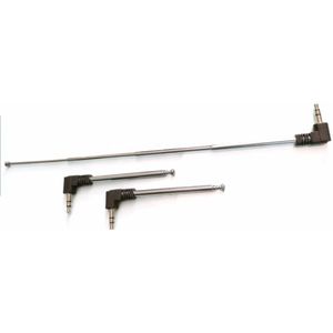 Gloednieuwe 2 st FM radio antenne telefoon antenne 3.5mm extensible antenne HIFI frequentiemodulatie telescopische antenne 250mm lange