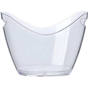 Ijsemmer Wijn Emmer Clear Plastic Emmer Perfect Voor Wijn Champagne Of Bier Flessen