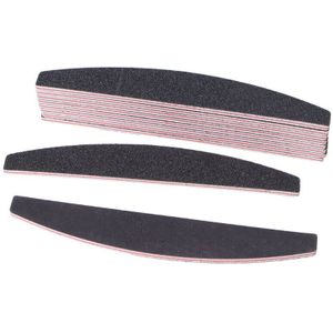 Double Side Kam Gebogen Vorm Nagelvijlen Schuren Manicure Gereedschap