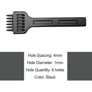 Leathercraft Gereedschap Punch Snijden Stitch Voor Portemonnee Riem Perforator Lederen Template Oogje Craft Gestanst Stitch Naaien Tool