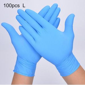100 Stks/doos Wegwerp Nbr Handschoenen Schoonmaken Wassen Wegwerp Monteur Handschoenen Nitril Laboratorium Nail Art Anti-Statische Handschoenen