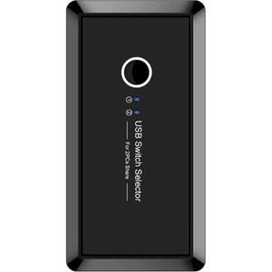 066A 4 Poorten USb2.0 Switcher Kvm Docking Station Printer Sharing Switch 2 In 4 Out Switch Selector Kvm Converter Hub