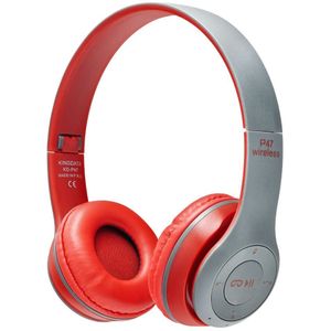 P47 Over-Ear Bluetooth Headset 5.0 Rood