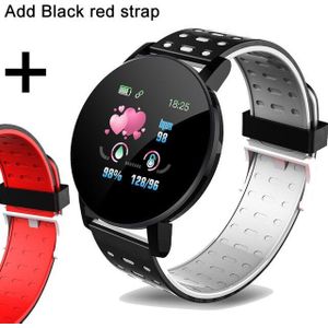 Draagbare 119Plus Bluetooth Smart Horloge Mannen Bloeddruk Smartwatch Vrouwen Horloge Sport Tracker Band Voor Android Ios Whatsapp