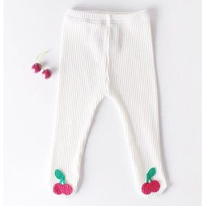 Engepapa Koreaanse Stijl Mooie Cherry Leggings Peuter Baby Meisjes Broek Lente Herfst Baby Baby Meisjes Leggings