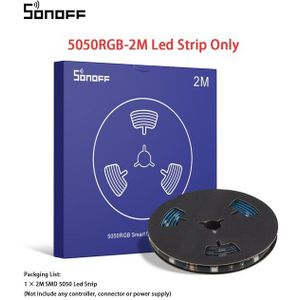 Sonoff L2 Smart Led Light Strip Dimbare Waterdichte Wifi Flexibele Rgb Strip Verlichting Werk Met Alexa Google Thuis, dance Met Muziek