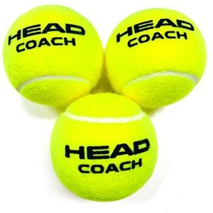 3/6/12 Pcs Originele Hoofd Tennisbal Tennis Training Ballen Tenis Bal Tennis Coach Ballen Trainer Pelotas Tennisballs Wol rubber