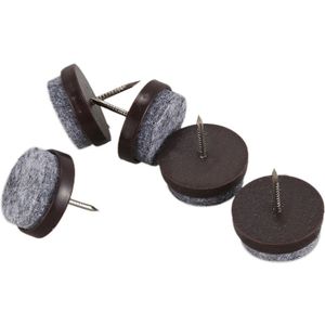50Pcs Stoel Been Floor Vilt Pad Skid Glide Diy Nail Protectors 22Mm