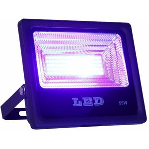 50 W UV LED Zwart Licht met US Plug, ultra Violet LED Schijnwerper LED Projector IP65-Waterproof voor Blacklight Party ST222