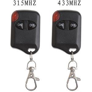 315/433 Mhz 2-Button Rf Draadloze Afstandsbediening Zender Garagedeur DC12V