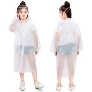Non Wegwerp Eva Kinderen Grote Kinderen Doorschijnende Regenjas En Leerlingen &#39;Outdoor Een Stuk Poncho