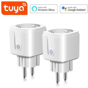Smart Power Socket Voor Thuis Tuya Smart Leven Adapter Afstandsbediening Eu Power Voice Control