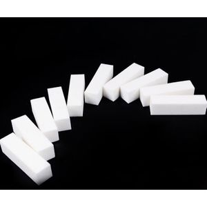 10 Stuks Nagelvijlen Buffer Block Files Acryl Pedicure Schuren Manicure Nail Art Cmx Nail Gereedschap Willekeurige Kleur