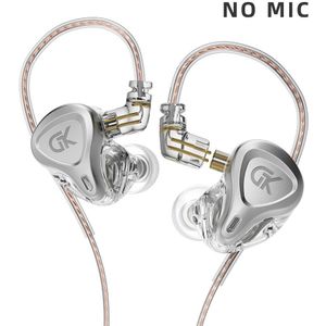 Gk G5 Metalen Bedrade Oortelefoon In Oor Hifi Bass Muziek Oordopjes Headset Met Microfoon Noise Cancelling Sport Monitor Hoofdtelefoon
