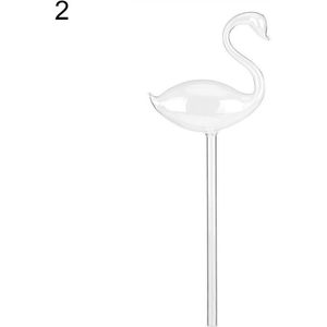1Pcs Leuke Automatisch Sproeisysteem Apparaat Glas Slak Bird Swan Planten Self Watering Dripper Bloem Water Feeder Tool Tuin