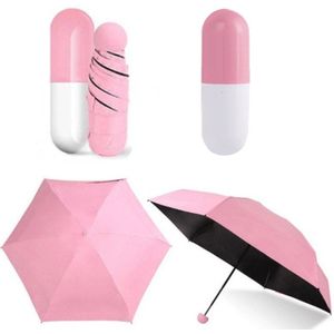 Mini Capsule Kleine Paraplu Pocket Paraplu Uv Ultralight Vouwen Reizen Pocket Regen Paraplu