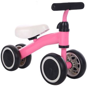 Baby Mini Fiets Kids Fiets Met 4 Wielen Balance Pedaal Speelgoed Vier Wiel Fiets Voor 1-3 Jaar Kinderen Voor Leren Lopen Scooter