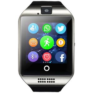 Smart Horloge Q18 MP3 Muziek Speler Met Touch Screen Passometer Camera TF Card Bluetooth Smartwatch Voor Android IOS