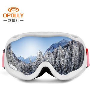 Ski Bril Dubbele Laag Anti-Fog Ski Bril Bergbeklimmen Eye-Bescherming Goggles Winddicht Zand 005