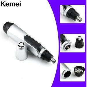 Kemei Elektrische Scheren Neus Haar Trimmer Epilator Veilig Gezichtsverzorging Scheren Scheermes Neus Clipper Man Vrouw Masculino