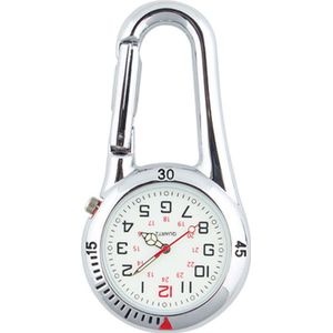 Clip Op Karabijnhaak Fob Horloge Klok Voor Wandelen Bergbeklimmen Outdoor Rugzak Tb